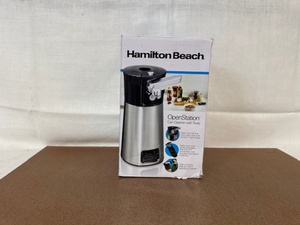 lot 434 image: Hamilton Beach OpenStation Electric Can Opener in Box