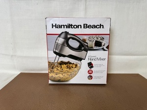 lot 446 image: Hamilton Beach 6-Speed Hand Mixer in Box
