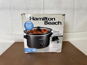 lot 449 image: Hamilton Beach 3 Quart Slow Cooker in Open Box