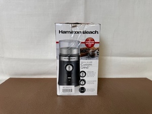 lot 454 image: Hamilton Beach Custom Grind Coffee Grinder in Box