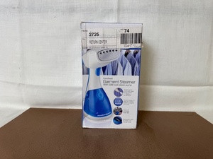 lot 455 image: Hamilton Beach Handheld Garment Steamer 1000 Watt Blue
