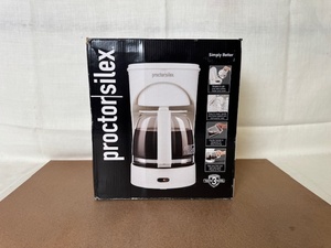 lot 456 image: Proctor Silex 12-Cup Coffee Maker in Box