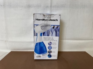 lot 458 image: Hamilton Beach Handheld Garment Steamer 1000W Not Sealed Box