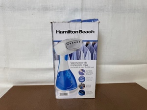 lot 482 image: Hamilton Beach Handheld Garment Steamer 1000W Not Sealed Box