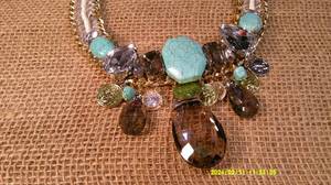 lot 89 image: Chunky Necklace & Gold Pearl Necklaces