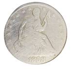 1858 Seated Liberty Half Dollar | NICE COIN (SILVER)