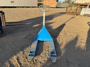 lot 25 image: Bishamon Pallet Jack.  36 Forks.  Model BS55. Weight Capacity 5500LBS.