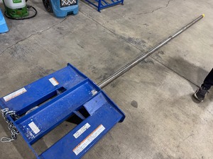 lot 48 image: Heavy Duty Carpet Pole - Capacity 1800 LBs, 144 Pole