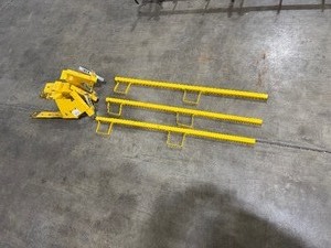 lot 49 image: Roof Bracket Guard Rail System (3 Sets)