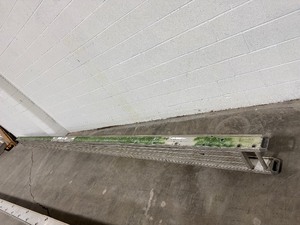 lot 65 image: Green Bull Aluminum Scaffolding Plank. Capacity 500 lbs. 12 Wide x 6 Deep x 24 Feet Long
