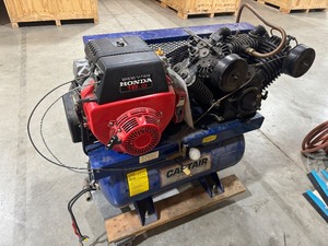 lot 51 image: Castair Air Compressor 18 Hp Honda Engine 30 Gallon tank