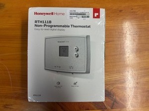 lot 93 image: Honeywell Home RTH1118 Non-Programmable Thermostat for Heating and Cooling