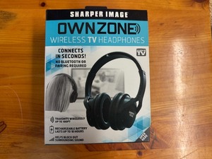 lot 95 image: Sharper Image Wireless TV Headphones (Appears unused)
