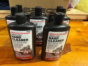 lot 83 image: Hercules for Hands PumiceLotion Hand Cleaner (Qty 8 15 oz bottles)