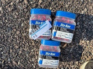 lot 120 image: Sta-Kon Fork Terminals (Qty 3100 per container)