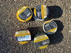 lot 111 image: Nine Rolls Power Phase 34 x 56 General Purpose Vinyl Electrical Tape