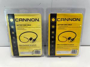 lot 30 image: 2X CANNON BATTERY END CABLES