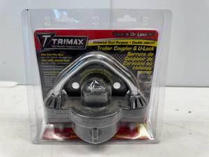 lot 189 image: TRIMAX TRAILER COUPLER & U-LOCK