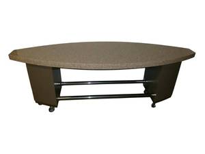 lot 12 image: Rolling Table with Granite Top