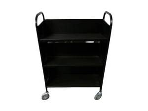 lot 48 image: Black Cart on Wheels
