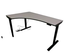 lot 80 image: Power Sit Stand Adjustable Desk Right Return