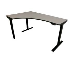 lot 81 image: Power Sit Stand Adjustable Desk Right Return
