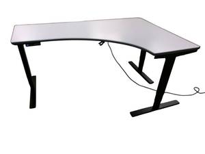 lot 83 image: Power Sit Stand Adjustable Desk Left Return