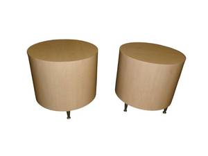 lot 98 image: 2 Round Accent Tables