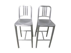 lot 148 image: 2 Emeco Metal Stools