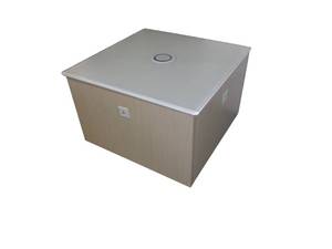 lot 156 image: Wireless Phone Charging Accent Table with Additional USB Inputs