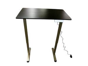 lot 182 image: New Power Sit Stand Adjustable Height Desk with Memory Settings
