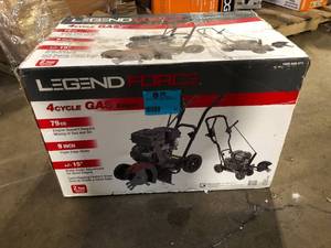 lot 64 image: Legend Force 9 in. 79 cc Gas Powered 4-Stroke Walk Behind Landscape Edger Used Not Checked   Customer Returns See Pictures