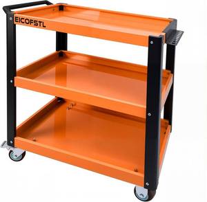 lot 5 image: Eicofstl Stainless Steel Tool Cart