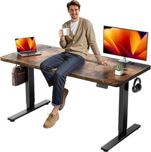 lot 29 image: Siago 1 Thick Tabletop Electric Standing Desk