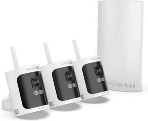 lot 41 image: Swann All Secure 600 3-Camera 8-Channel 2K Wire-Free HD Wireless NVR Security System