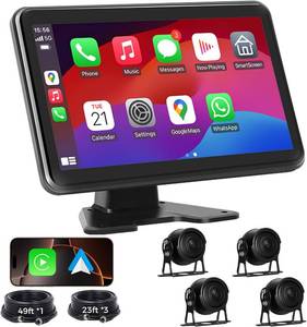 lot 42 image: Losuudy 4-Channel Backup Camera Dash Cam System for Larger Vehicles