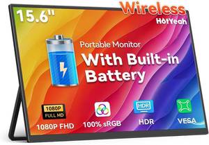 lot 47 image: HotYeah Wireless Portable 15.6 Monitor