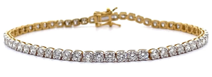 lot 48 image: Classic 5 Carat Diamond Tennis Bracelet Retail $1,995 VIDEO