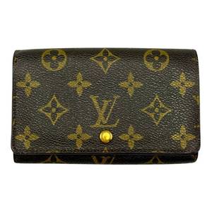 lot 15C image: Louis Vuitton Monogram Canvas Porte Trsor International Wallet Pre-Owned Retail $795