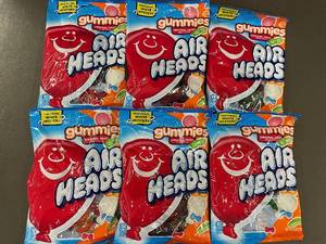 lot 8 image: Trol - Airheads Gummies Original Fruit 6-Pack, 6 oz Bags, Bulk Candy (Best By 072024)