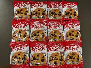 lot 9 image: OK 2 - 12 Classic Cookie Chocolate Chip 3 oz Packs, Best By 090625
