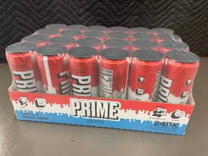 SD 4 - Prime Ice Pop Energy Drink 24-Pack, 12 fl oz Cans, Factory Sealed
