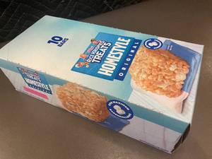 lot 20 image: SC 2 - Kelloggs Rice Krispies Treats Homestyle Original, 10 Bars