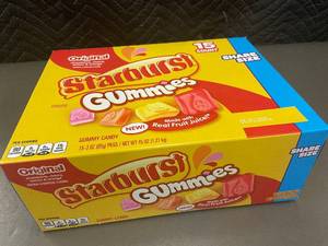 VT 1 - Starburst Gummies Original 15-Pack Bulk Candy, BB 04/2025