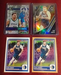 lot 2 image: (4) Luka Doncic Cards - Includes Prizms