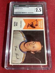 lot 8 image: 1974-75 O-Pee-Chee Fran Huck Card - CGC 2.5