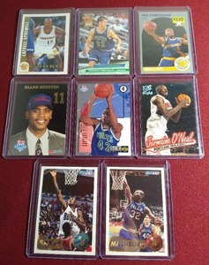 lot 21 image: (8) Basketball Rookie Cards - Mostly 90s Stars