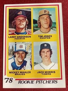 lot 47 image: 1978 Topps Jack Morris Rookie Card