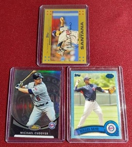 lot 59 image: (3) Numbered Twins Cards