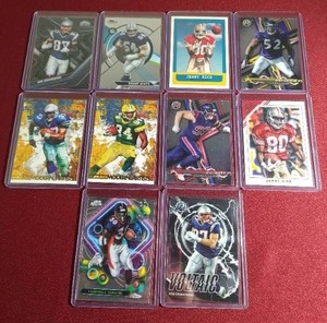 lot 64 image: (10) Football Cards - All StarsHOFers